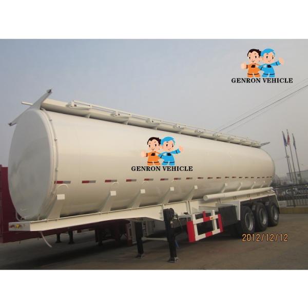 2 Axles Steel Alloy Crude Oil 50CBM Liquid Tanker Trailer Vehicle