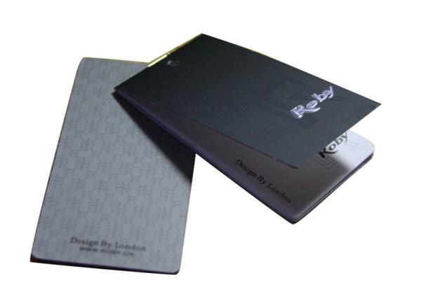 Black Press Veins Personalized Clothing Tags LOGO UV Embossed