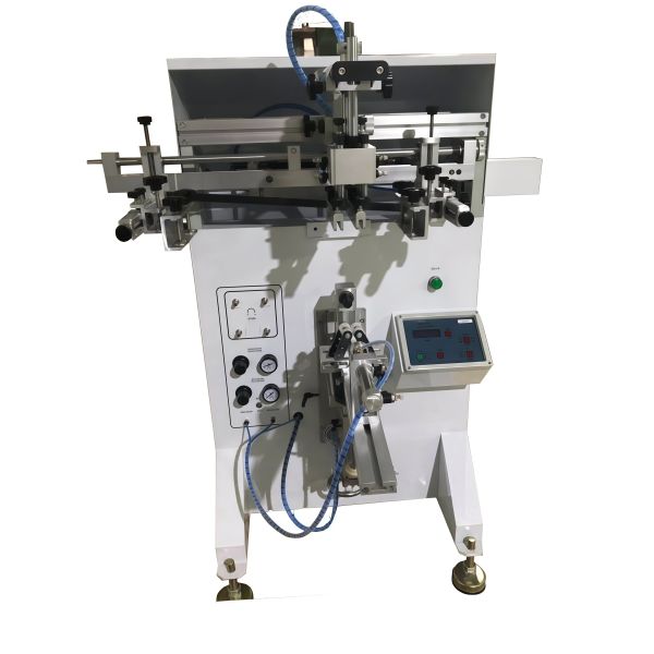 Multi Function Rotary Screen Printing Machine For Round Arc Cone Flat Products Printing