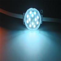 IP67 impermeable DC24V 50MM DMX LED RGB luces de píxeles programable de color completo luz de punto inteligente exterior