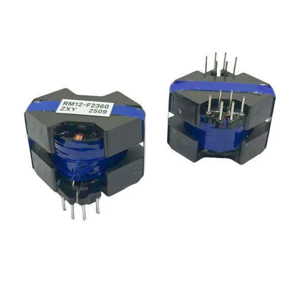 Customized High Quality RM12 Ferrite Core High Frequency Power Transformer