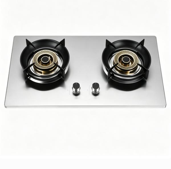 2 Burner Gas Stove Built In Glass Gas Hob LPG OEM ODM Customized Factory