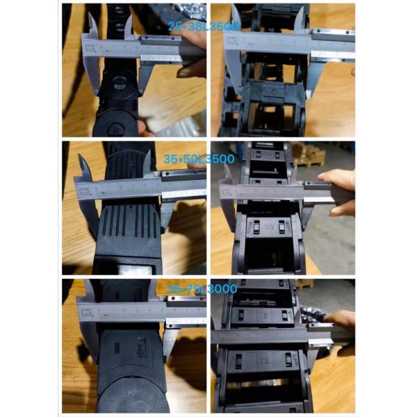 Black Concrete Pump Spare Parts Metal Drag Chain For Outrigger 1031000021