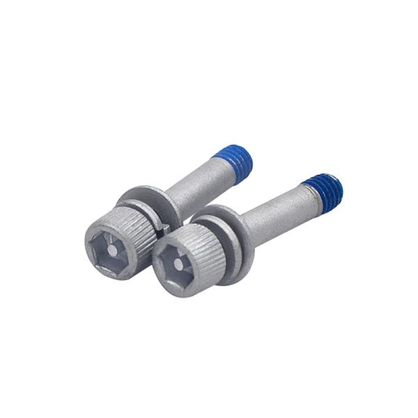 Dacromet cylindrical head with anti-theft pin nylon patched stainless bolts 
