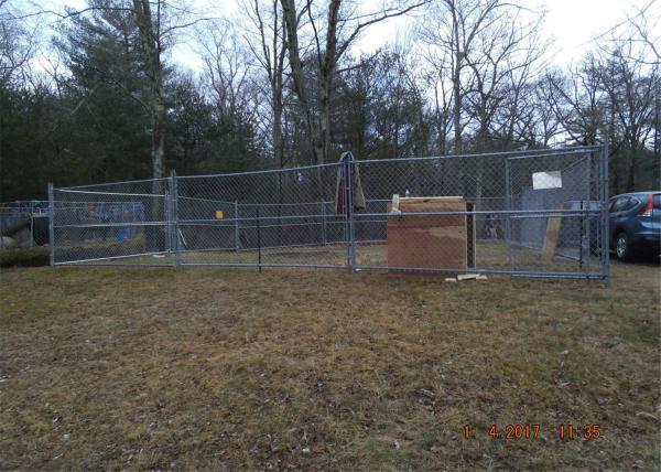 6'x12'  New Cyclone Chain Link Temporary Fence Panels  Mesh 57mm x 57mm Diameter 2.70mm