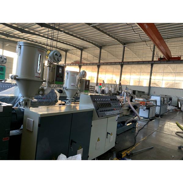 Polymer Extrusion Hot Water Supply Pipe Plastic Screw Extruder With 70mm Screw Diameter And 1000mm Screw Length