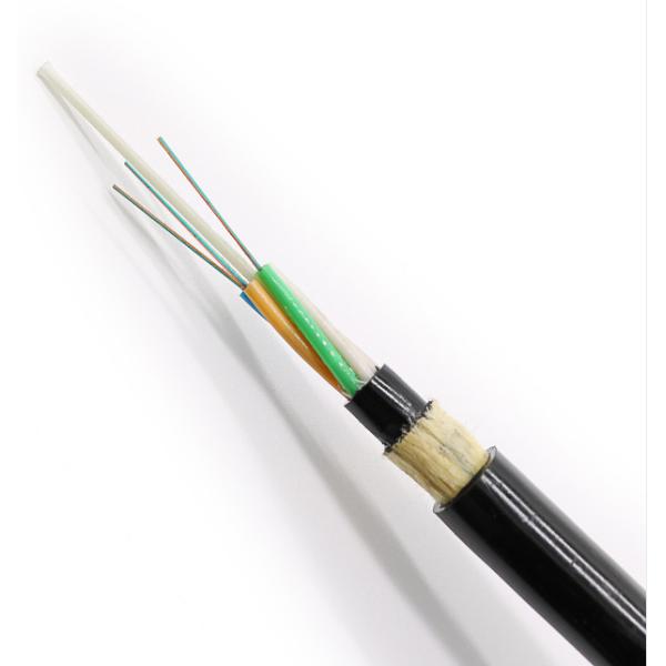 High Flexible Amaid Yarn Fiber Optic Cable Self Support ADSS Optical Cable Light weight