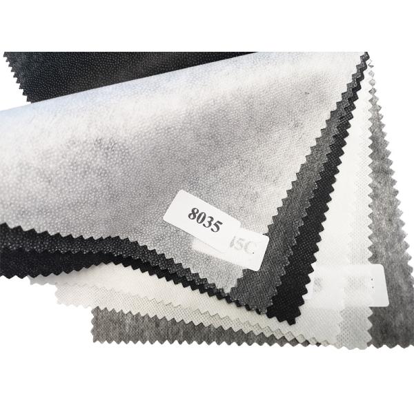 7 Days Sample Order Lead Time Supported Black Nonwoven Interlining Fabric from Gaoxin