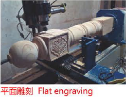 вырезывание Cnc машины L2500mm Dia400mm токарного станка Woodworking 425W