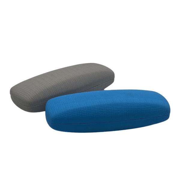 Голубой кожаный в оболочке случай стекел раковины, случай стекел вольфрамокарбид