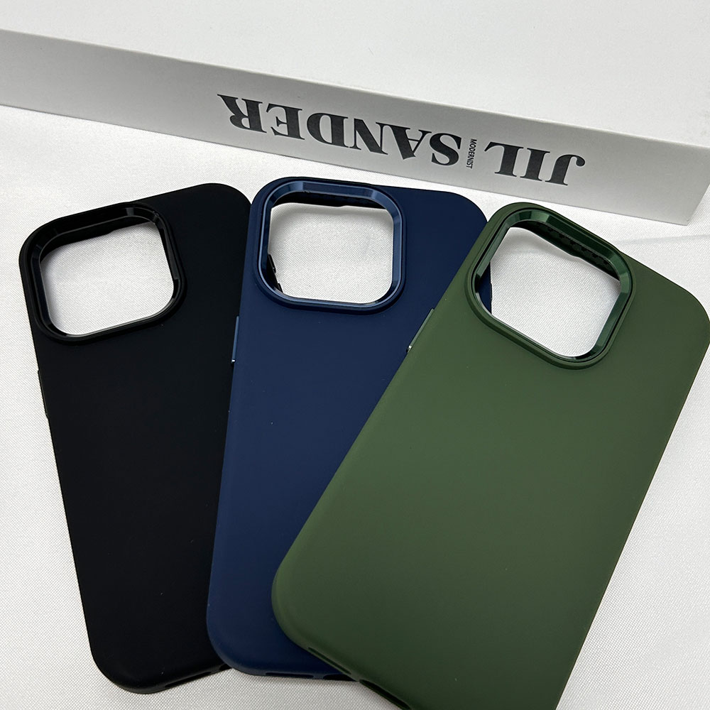 Liquid Silicone Shockproof Phone Case for 16/15/14/13/12/11 Plus Pro Max Pure Color Design Skin Friendly Luxury