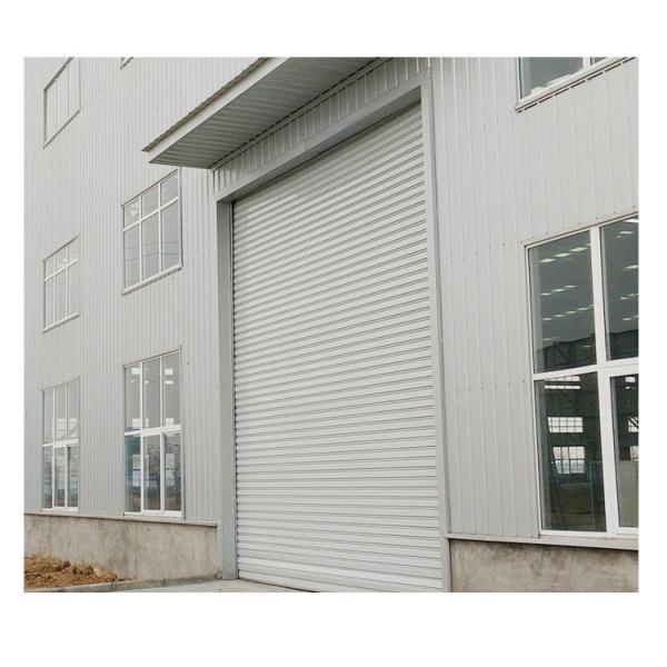 12X12m Exterior Steel Roller Shutter Door Metal Automatic Strong Windproof