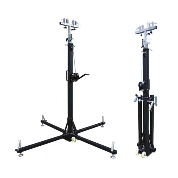 Mobile Lighting Truss Tower Aluminum Stage Crank Lift Tower With Crank Bracket