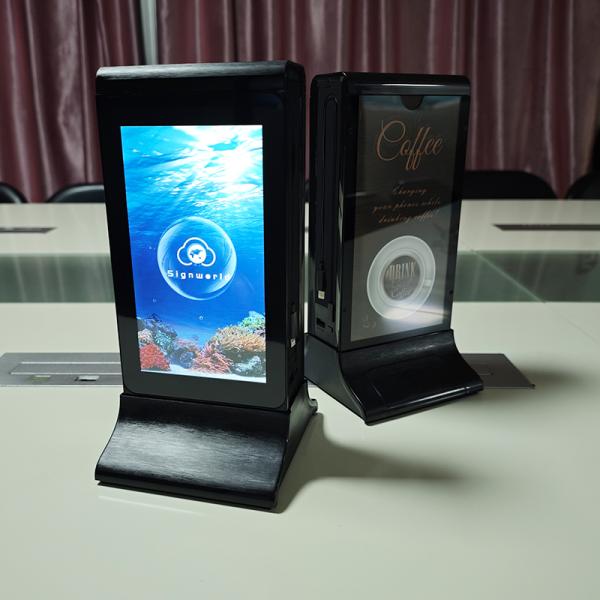 Android Внутренний LCD рекламный дисплей умный сенсорный экран Стол для кофе / дома / отеля
