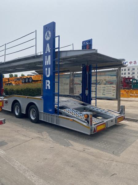 CIMC 2 Axle 8 Land Road Car Carrier Trailer Car Transport Trailer