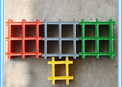 Grey Plastic Floor Grating Aging - Resistant Fiberglass Material Custom Size