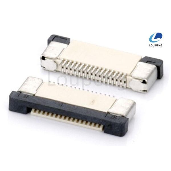 Insulator Resistance 500Megohms Min Flat Flexible Cable Connector Featuring LCP Liquid Crystal Polymer Nylon 6T UL94V0 RoHS Certification