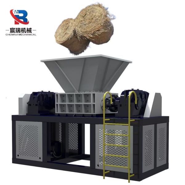 Double Shaft Shredder for Wood Pallet, Crate, Timber Crushing