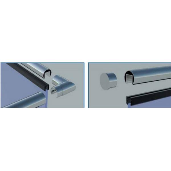 Stainless steel slotted tube,Glass channel tube,304 polished ss slotted pipe