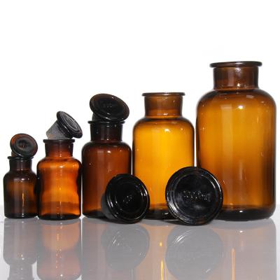 Clear Brown Amber Glass Medicine Bottles Jar 125ml 250ml 500ml 1000ml