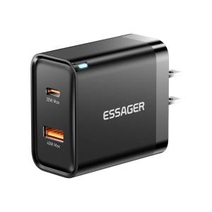 ESSAGER ES-CD43 USB Type C 65W QC4.0 PPS VOOC Gan Phone Fast Charger For Apple