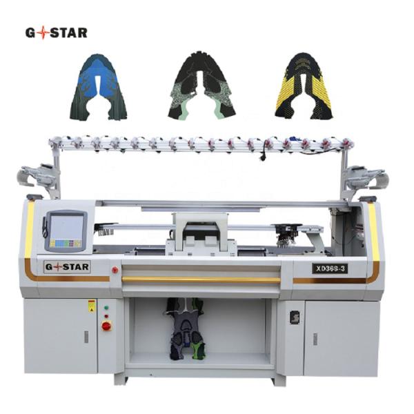 School Sweater Flat Knitting Machine with 3 System Computerized Technology