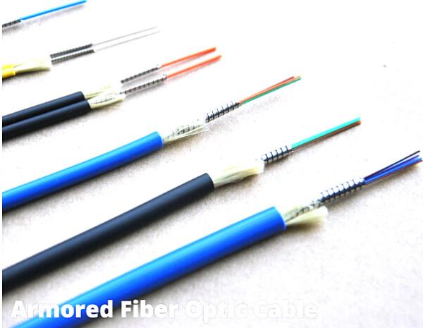 Armored Fiber Optic Cable Single Mode/ 4F Outdoor Multimode / Outdoor Fiber Optic Cable