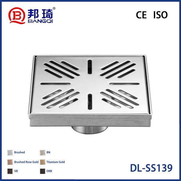 DL-SS139 Drainage de plancher en acier inoxydable européen