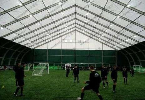 Transparent Windows Curved Tent Aluminum Frame Easy Dismantled For Outdoor Event