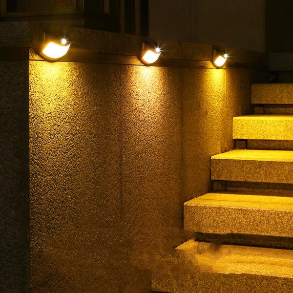 Outdoor Courtyard Waterproof Lighting Led Light Control Solar Wall Light for Garden