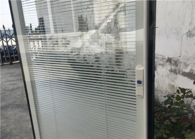 Horizontal Pattern Blinds Between Glass , Aluminium Blinds For Door Window