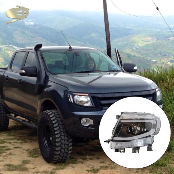 ABS Led Head Light For Ford Ranger T6 2012-2014 Super Bright