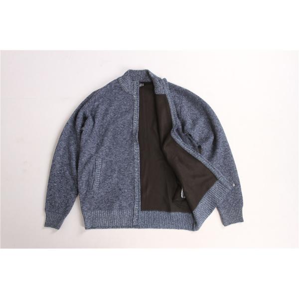 Stockpapa Male Casual zip up turtleneck sweater