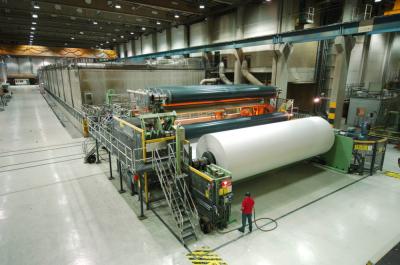 Jumbo Roll A4 Paper Making Machine 40g / M2 2400 Mm Wheat Straw