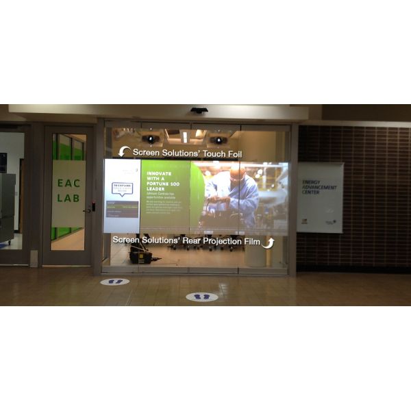 Self Adhesive Holographic Projection Film with 100um Thickness and 165° View Angle for 5 Years Durability