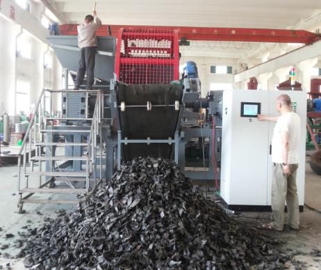 ZPS-800 Car Tire Shredder / Tire Shredder Prices，Tire Shredder, Tire Crusher,Tire Shredding Machine
