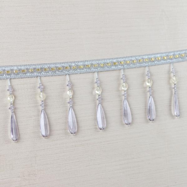Handmade fashionable chain beads lace tassels fringes for curtain/sofa/pillow decoration