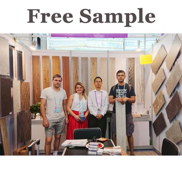 4 mm LVP PVC SPC piso Opción de primera categoría de Zhejiang con tabla de madera de roble