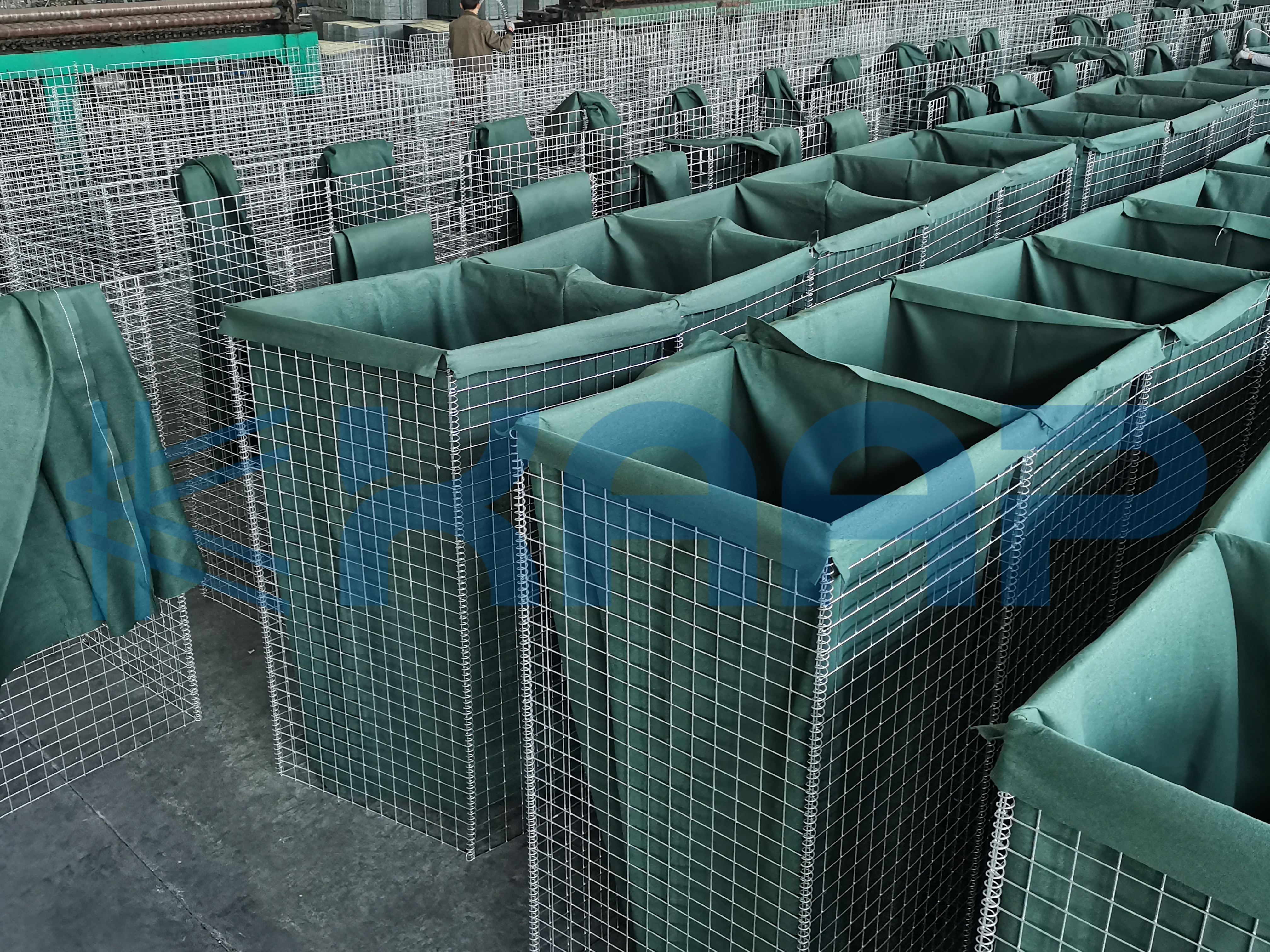 место сада Gabion сваренной сетки ландшафта 50x50mm
