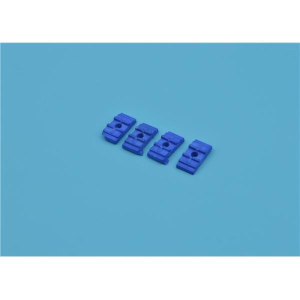 Blue Alumina Ceramic Plate Machinable Ceramic V Groove For Fiber Splice Machine