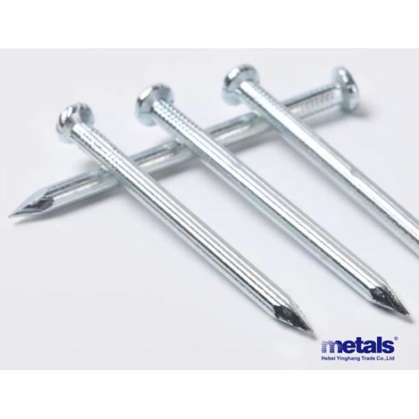 Закаленная сталь, прочная проволока, гвозди, прямая канавка