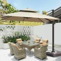 Aluminum Frame Heavy Duty Commercial Outdoor Umbrellas 2.5m Cantilever Parasol