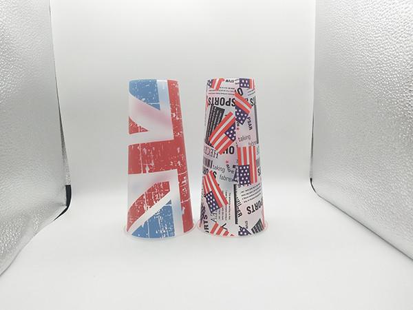Customized Plastic Milk Tea Cup In Mould Label SGS  FDA Certification