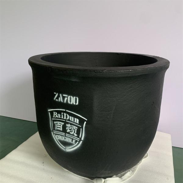 Smooth Surface SiC Graphite Crucible for Zinc Melting Up To 1600C Temperature Resistance and Stability Stable Performance