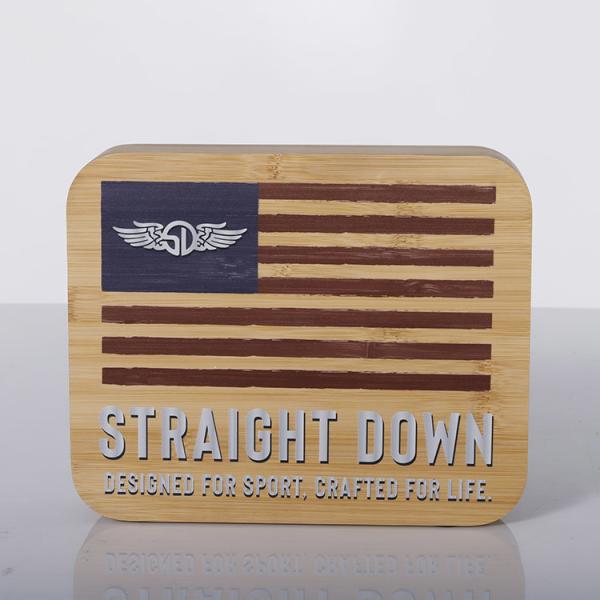 Clothing Retail Store Brand Sign 2-way Signage Custom Logo Wooden Sign