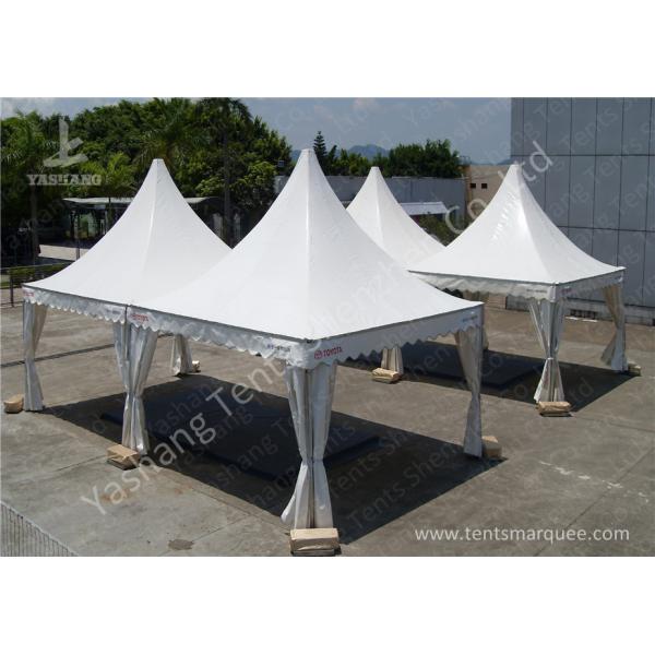 White Lining Decorated Special Event Tents / Transparent Glass Wall Tents For Outdoor Events
