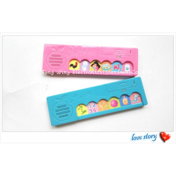 Blue 6 Button Baby Sound Module For Toddlers Learning Animal Sound Books