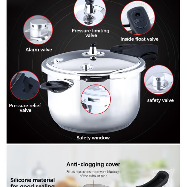 Изготовленные на заказ герметическая электрическая кастрюля Cookware 304 нержавеющая для варить риса