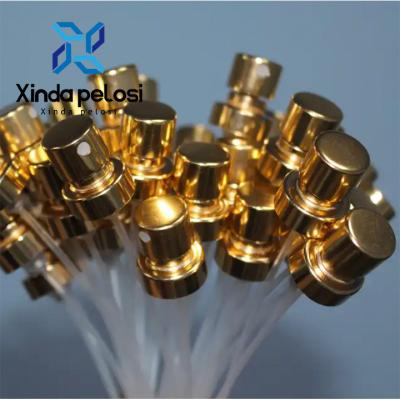 Bottle de perfume Crimp Pump Golden Color Alumínio Sprayer