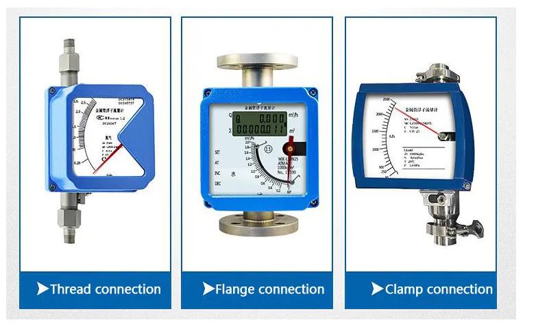 Stable Rotary DN80 Metal Tube Flowmeter With Long Service Life